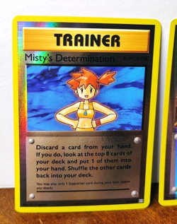 MISTY'S DETERMINATION 80/108 & BROCK'S GRIT 74/108 REVERSE HOLOS XY EVOLUTIONS - Image 2