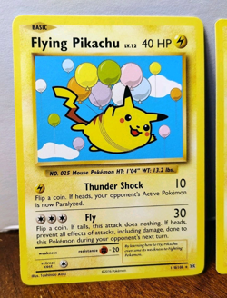 POKEMON FLYING PIKACHU 110/108 & SURFING PIKACHU 111/108 SECRET RARES EVOLUTIONS - Image 2