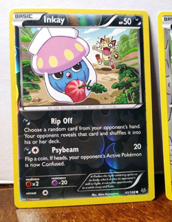 INKAY 41/108 & MEOWTH 67/108 REVERSE HOLOS ROARING SKIES THE GREAT BERRY HEIST - Image 2