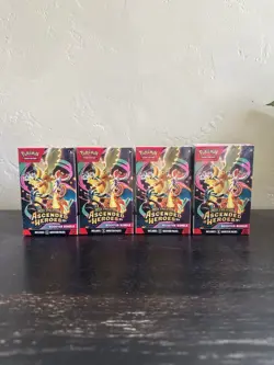 Pokemon Ascended Heroes 4 Booster Bundles Factory Sealed - Image 1