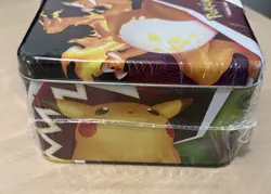 Pokemon TCG Charizard Collector's Treasure Chest Lunch Box Tin Sealed - Image 4