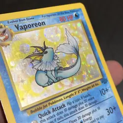 Vaporeon 12/64 Pokemon Jungle Unlimited Holo - Image 2