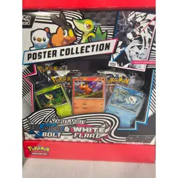 Sealed Pokemon Black Bolt And White Flare Binder & Poster - Image 2
