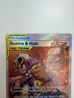 Guzma & Hala 229/236 Full Art Pokemon Cosmic Eclipse Pack Fresh - Image 2