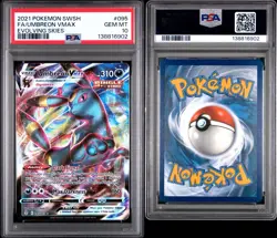 2021 Pokemon SWSH Evolving Skies #095 FA Umbreon VMax PSA 10 GEM 💎 MINT - Image 3
