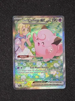 LILLIE'S CLEFAIRY EX 184/159 POKEMON JOURNEY TOGETHER HOLO RARE - Image 1