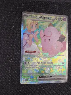 LILLIE'S CLEFAIRY EX 184/159 POKEMON JOURNEY TOGETHER HOLO RARE - Image 2