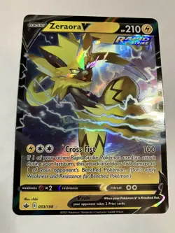 Zeraora V 53/198 Ultra Rare Chilling Reign Pokemon TCG Near Mint - Image 1