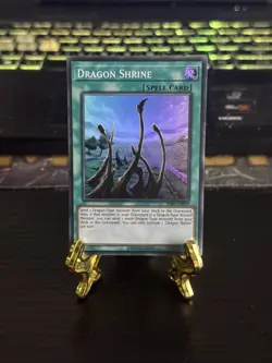 SDBE-EN019 Dragon Shrine Super Rare UNL Edition Mint YuGiOh Card - Image 1