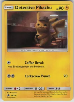 Pokemon TCG Detective Pikachu - Promo SM Promos SM190 - Image 1