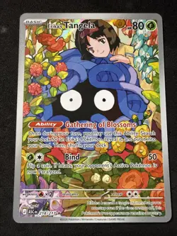 Erika's Tangela Illustration Rare Pokemon TCG ME: Ascended Heroes 218/217 NM - Image 1