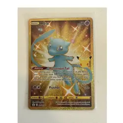 Pokemon Mew 025/025 Celebrations Secret Rare Full Art Holo - Image 1