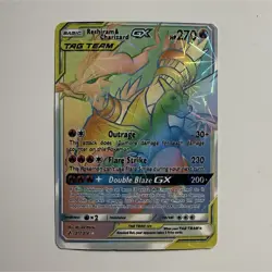 Pokemon Reshiram & Charizard GX 217/214 Unbroken Bonds Secret Rare Full Art Holo - Image 1