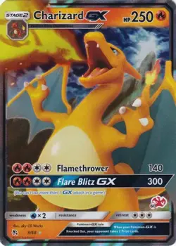 Charizard GX - 9/68 (#60 Charizard Stamped) 009/068 Holo Battle Academy MP - Image 1