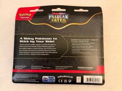 Pokemon Paldean Fates Tech Sticker Collection 3 Booster Pack Blister- Fidough - Image 2