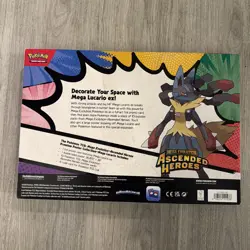 Pokemon Mega Evolution Ascended Heroes Premium Poster Collection Mega Lucario EX - Image 2