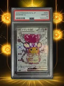 2023 Pokemon Triplet Beat Dedenne ex #089 PSA 10 GEM MINT JAPANESE - Image 1