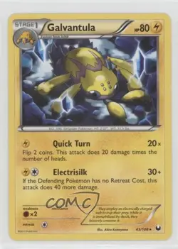 Galvantula Pokemon Black & White Dark Explorers #43 - Image 1