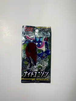 Pokemon Night Unison Japanese Booster Pack!!Sealed!!Unweighted!! - Image 1