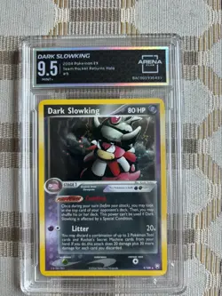 Pokemon 2004 Team Rocket Returns Dark Slowking Holo graded 9.5 - Image 1