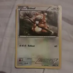 2013 Pokemon, Kalos Starter Set, #29/39 Bidoof - Image 1