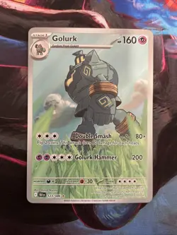 🔥Golurk 123/086 SV: Black Bolt Illustration Rare Full Art Holo Pokemon TCG NM🔥 - Image 1