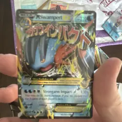 M Swampert EX Pokemon TCG XY87 XY Holo Promo Mega Evolution Water HP 220 English - Image 1