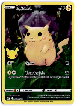 Pikachu Holo Rare - Celebrations 005/025 - NM - Image 1