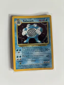 Pokemon Poliwrath (13/102) Holo Base Set - Image 1