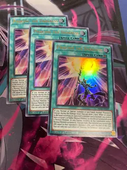 YUGIOH - PIERCING THE DARKNESS X3 - ULTRA RARE - MP21 - NM - 1ST ED - Image 1