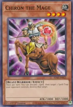 Chiron the Mage - STAX-EN021 - Common - 1st Edition - Near Mint - Yu-Gi-Oh! 2-Pl - Image 1