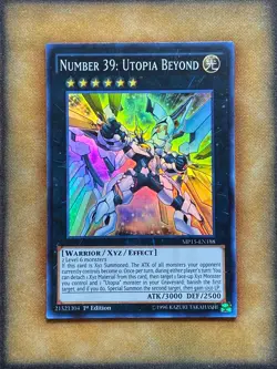 Yugioh Number 39: Utopia Beyond MP15-EN188 Super Rare 1st Ed NM - Image 1