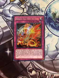 (SRH) YuGiOh Hieratic Seal From the Ashes GAOV-EN088 Secret Rare 1st Ed VLP - Image 1