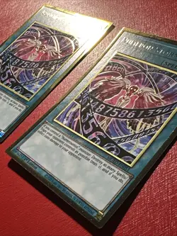 2x Yugioh Numeron Storm MGED-EN051 Premium Gold Rare 1st Edition - Image 4
