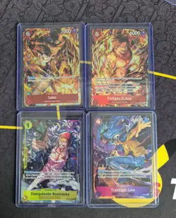 One Piece Card Game Illustration Box 5/6 Promo Card Set - Image 1