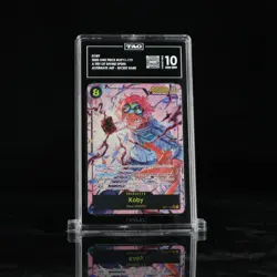 2025 ONE PIECE OP11-119 KOBY ALTERNATE ART TAG 10 GEM MINT - Image 1