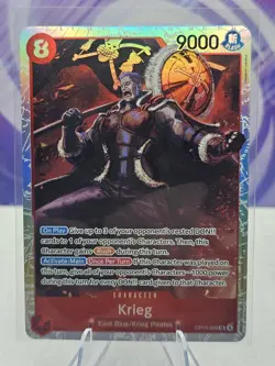 Krieg SR OP15-008 ONE PIECE Adventure on KAMI’s Island English NM - Image 1