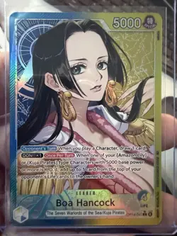 Boa Hancock - OP14-041 (Alternate Art) LEADER The Azure Sea's Seven Foil - Image 2