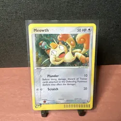 2003 Meowth Black Star Promo Holo Card #013 - Image 1