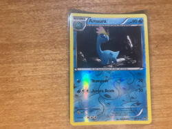 Amaura 25/111 Pokemon Card Rare Reverse Holo XY Furious Fists 2014 NM - Image 1