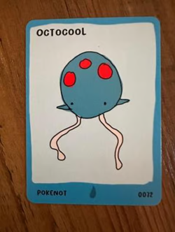 Pokemon parody cards Pokenots Dysfunctional passholder Octocool - Image 1