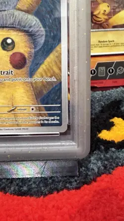 Pokemon Pikachu TCG Van Gogh Museum Promo Grey Felt Hat SVP085 PSA 10 - Image 4