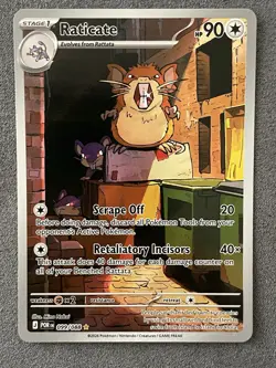 Pokemon TCG Raticate 099/088 Perfect Order Illustration Rare Pack Fresh - Image 1