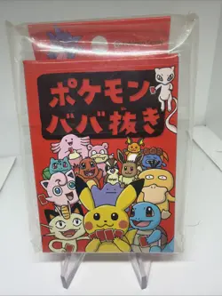 Pokemon Old Maid Babanuki Playing Card Poker Deck Red Limited Sealed New - Image 1
