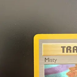 Pokemon TCG Misty Trainer Holo Card 18/132 Gym Heroes Series - Image 2