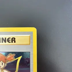Pokemon TCG Misty Trainer Holo Card 18/132 Gym Heroes Series - Image 3