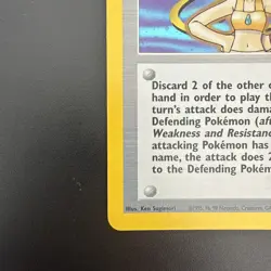Pokemon TCG Misty Trainer Holo Card 18/132 Gym Heroes Series - Image 4