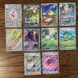 Pokemon TCG - Illustration Rare + Ultra Rare LOT of 10 Cards - Various Sets - NM - Image 1