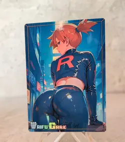 Misty Trading Card Waifu Goddess Story Anime Girl holo Karte Manga Full Art - Image 1