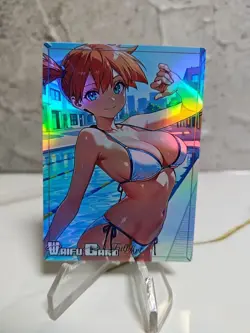 Misty Trading Card Waifu Goddess Story Anime Girl holo Karte Manga Full Art - Image 1